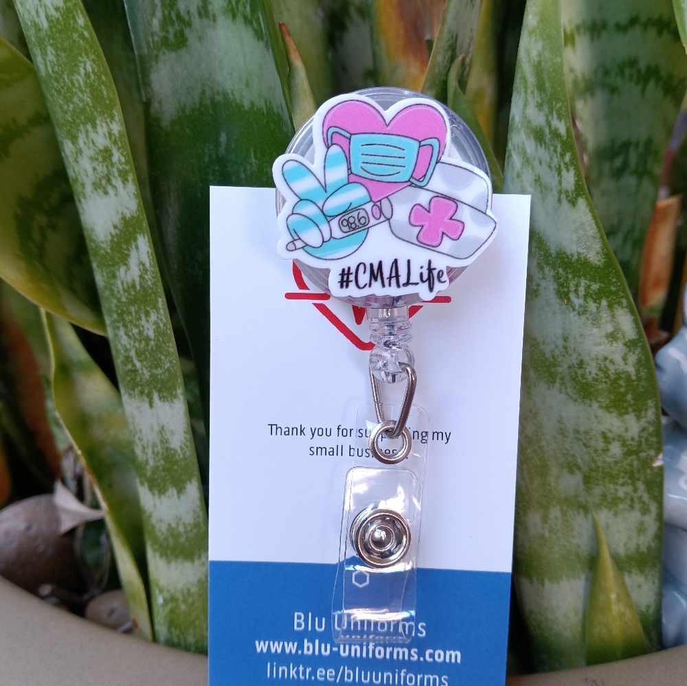CMA badge reel holder